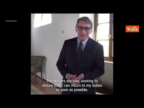 David Sassoli a novembre parlava così della sua malattia: “Polmonite da legionella”