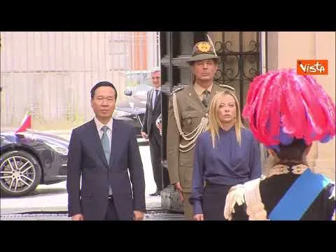 Meloni riceve il presidente del Vietnam Vo Van Thuong