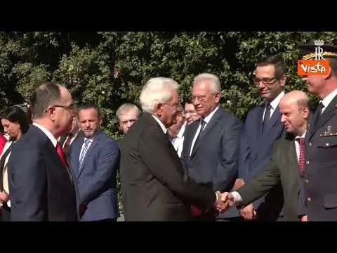 Mattarella incontra il Presidente della Repubblica dell'Albania a Tirana