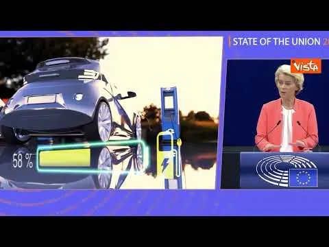 Von der Leyen: "Indagine anti-sussidi su elettriche Cina, distorce mercato, è inaccettabile"