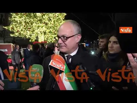 Albero di Natale a Roma, Gualtieri: "Segnale di sostenibilità ambientale e transizione energetica"