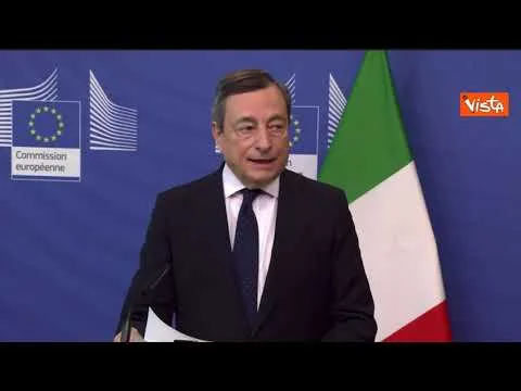 Draghi: "Italia lavora a ridurre la dipendenza dal gas russo"