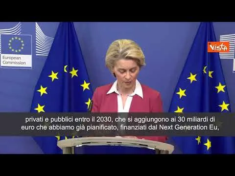 Von der Leyen: "Con Chips Act investimenti per 45 miliardi"