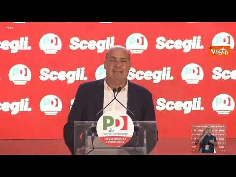 Zingaretti: "Siamo chiamati a combattere per riscrivere storia di questo Paese"
