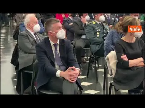 Draghi a Genova, l'applauso e il benvenuto di Toti a Palazzo San Giorgio