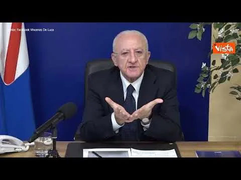 Decreto Covid, De Luca: "Governo inaugura nuovo genere letterario 'le babbarie'"