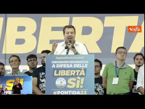 Salvini: "Siamo determinati a vincere in Europa"