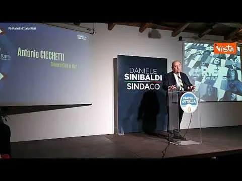 "Avanti al grido di battaglia: Boia chi molla", la frase del sindaco di Rieti durante un comizio