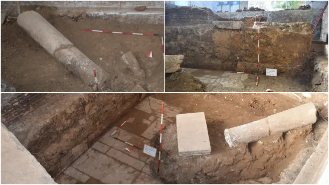 Reperti di epoca romana scoperti nel sottosuolo a Vibo Valentia (FOTO)