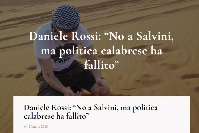 Quel "No a Salvini" di Daniele Rossi, i suoi "brividi" antileghisti e il ruolo di consulente di Nino Spirlì alla Regione