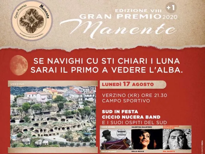Musica, il "Gran premio Manente" riparte da Verzino: questa sera la prima tappa