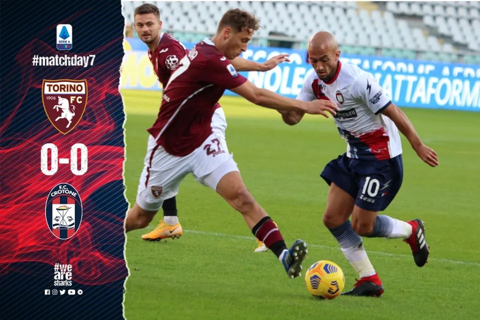 SERIE A | Primo punto esterno per il Crotone contro il Torino, Stroppa: «Meritiamo una classifica diversa»