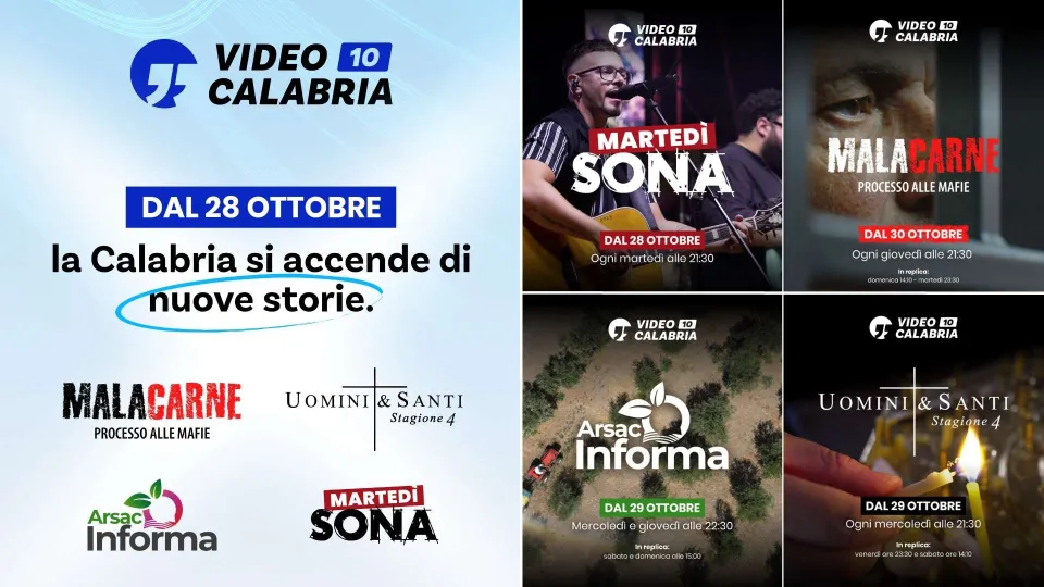 Autunno con Video Calabria: tra conferme e novità