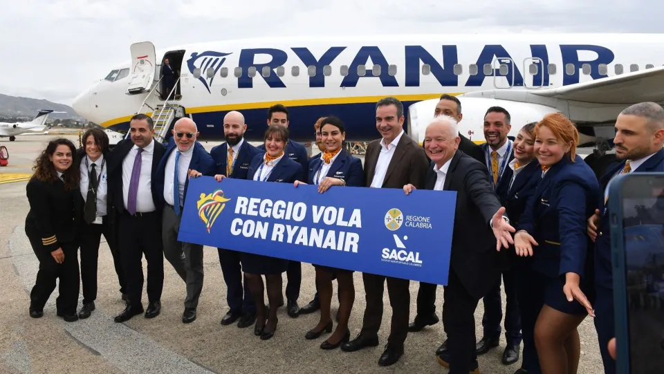 Ryanair collega Reggio Calabria con otto nuove rotte