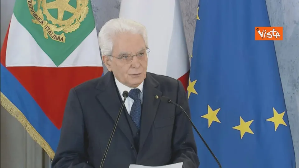 Mattarella: «Tra otto mesi il mio incarico termina, potrò riposarmi» (VIDEO)