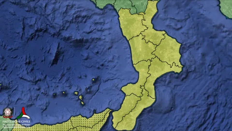 Pioggia e maltempo: diramata allerta gialla per tutta la Calabria per il 29 settembre