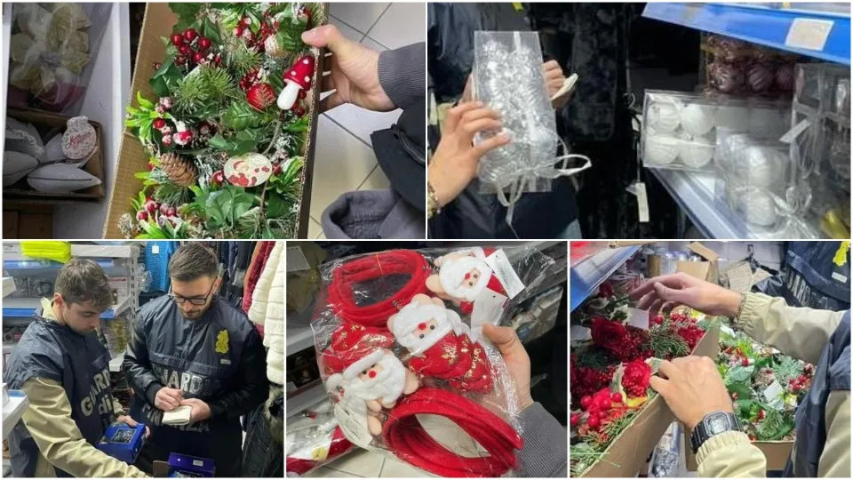 Sequestrati oltre 230mila prodotti natalizi non sicuri a Crotone