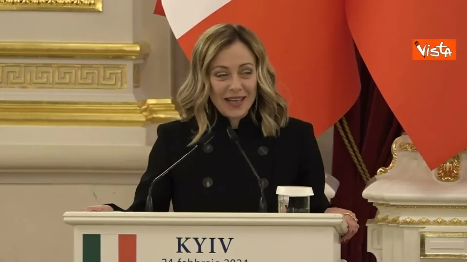 Meloni: Nostro sostegno all'Ucraina si nutre di fatti concreti