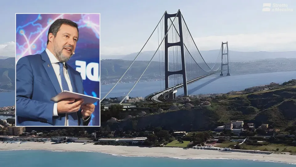 Salvini: “Il Ponte sullo Stretto può togliere spazio alla ’ndrangheta”