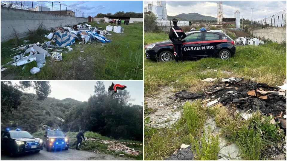 Discariche abusive ed incendi rifiuti: controlli a tappeto nel Crotonese