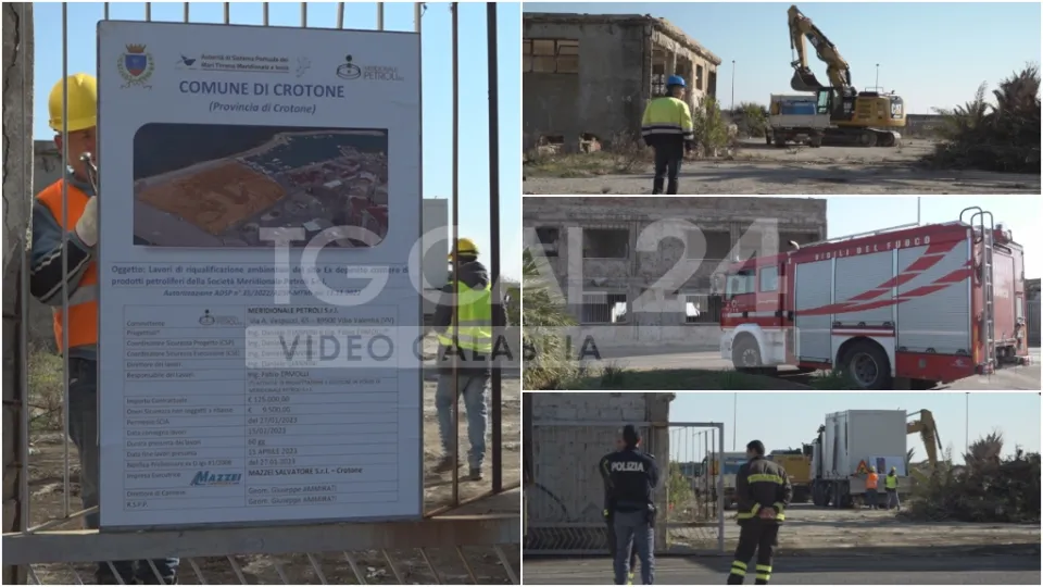 VIDEO | Crotone, partiti i lavori di riqualificazione ambientale dell'ex area Sensi: il cronoprogramma