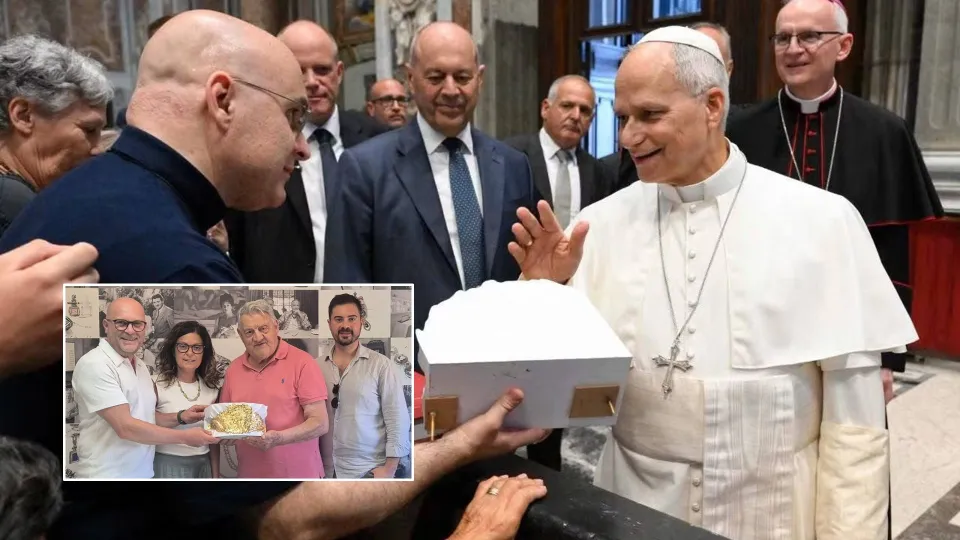 Sacco firma la nuova cintura della Madonna dell'Assunta di Castellace: l'opera benedetta da Papa Leone
