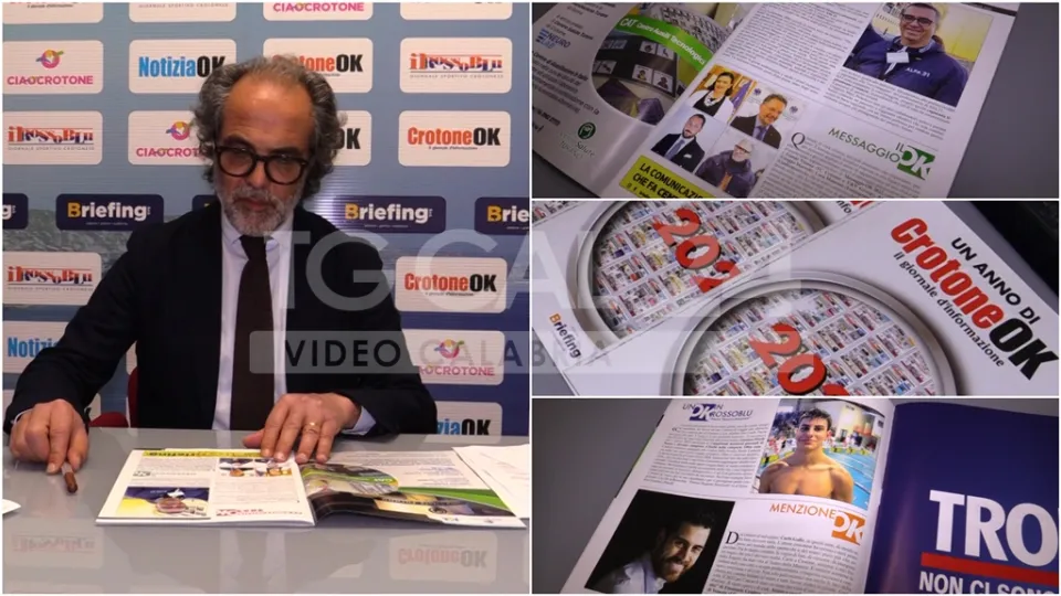 VIDEO | Editoria, ritorna in edicola la rivista “Un anno di CrotoneOk”: ecco i personaggi scelti dalla redazione