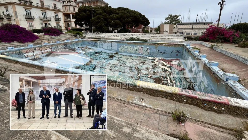 Crotone: consegnati i lavori per la nuova piscina Coni