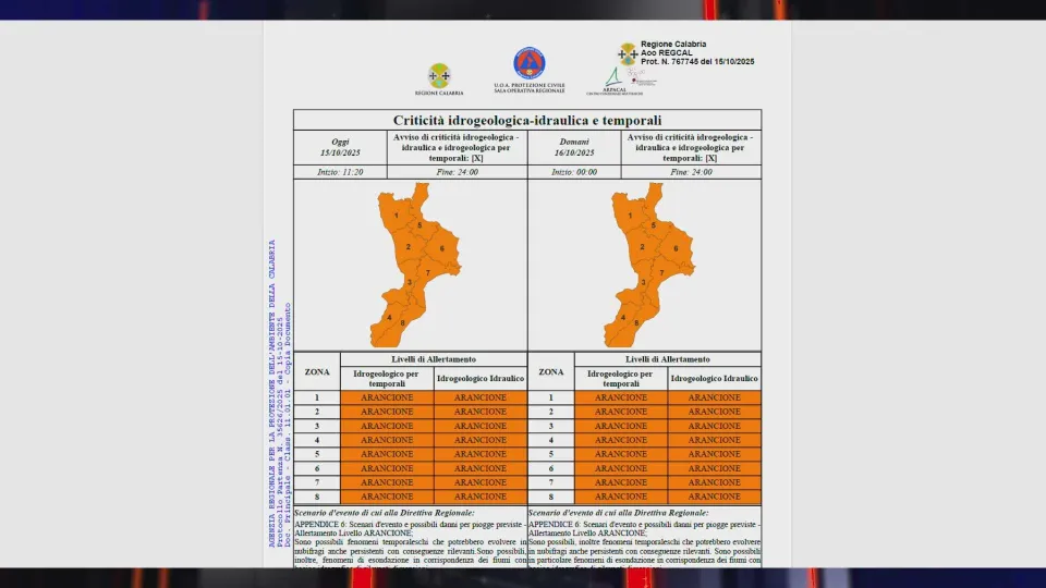 Maltempo, allerta arancione fino a tutto giovedì: scuole chiuse