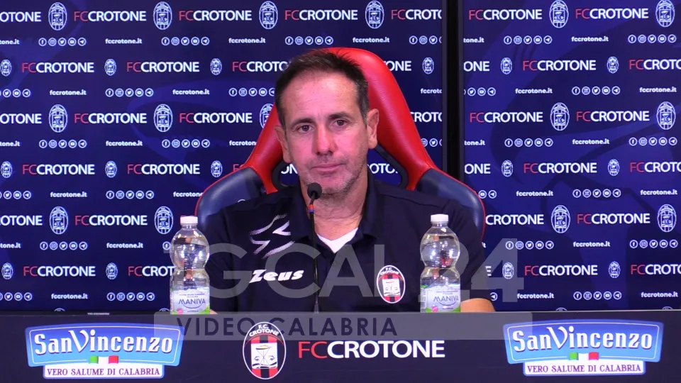 CALCIO | Zauli (Fc Crotone): «Andiamo a Catania per dimostrare il nostro valore» (VIDEO)