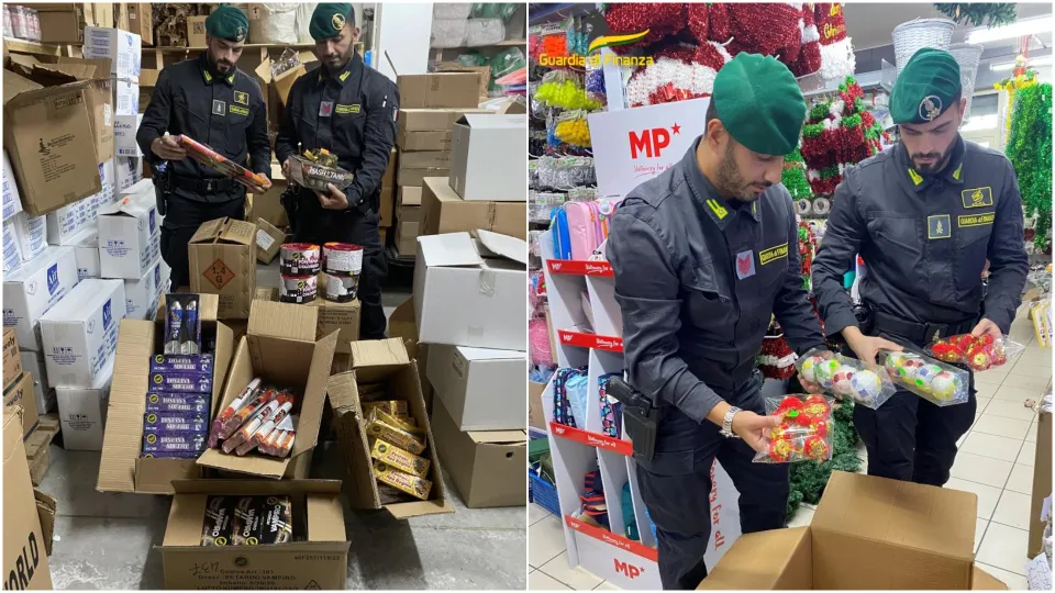 Sequestrati nel Catanzarese oltre 400mila fuochi d'artificio pericolosi