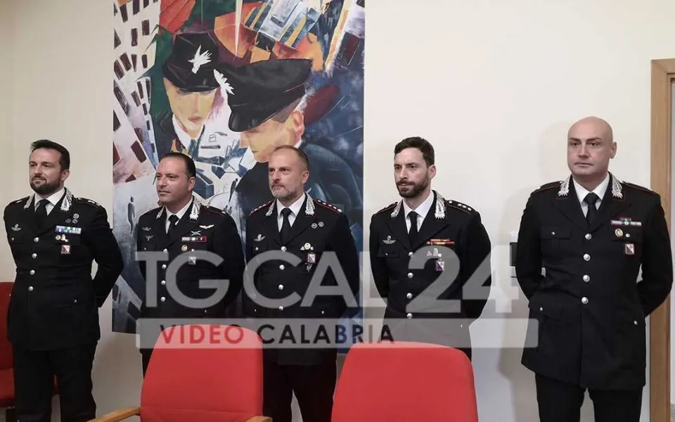 Crotone, quattro nuovi ufficiali dell'Arma prendono servizio presso il Comando provinciale