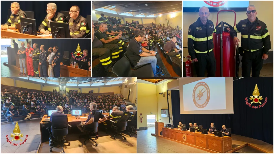 Incendi boschivi: giornata d'approfondimento per i Vigili del fuoco