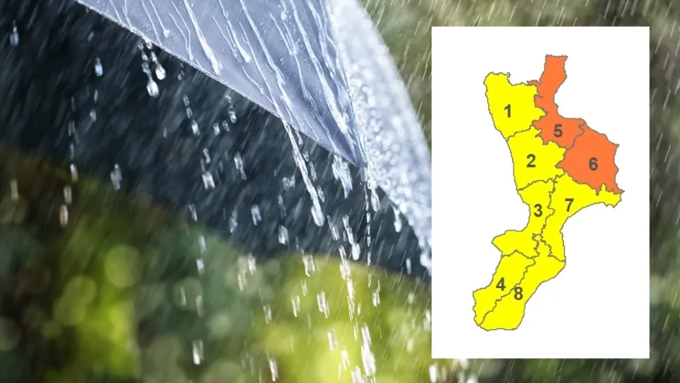 Maltempo, diramata allerta arancione e gialla in Calabria per il 30 novembre: scuole chiuse a Crotone