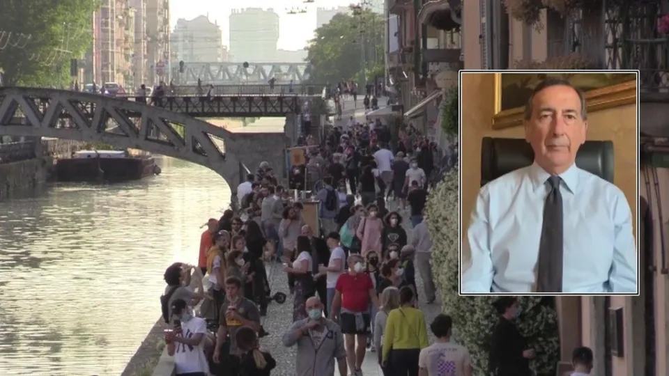 Assembramenti a Milano, Sala: «O cambiano le cose, o chiudo i Navigli» (VIDEO)