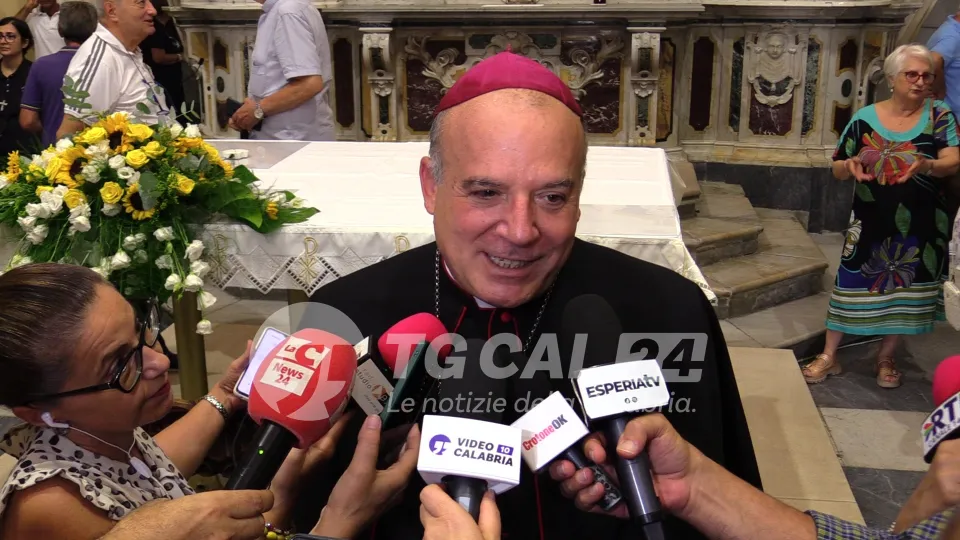 Mons. Panzetta: «Quando si va via dalla Calabria, si piange»