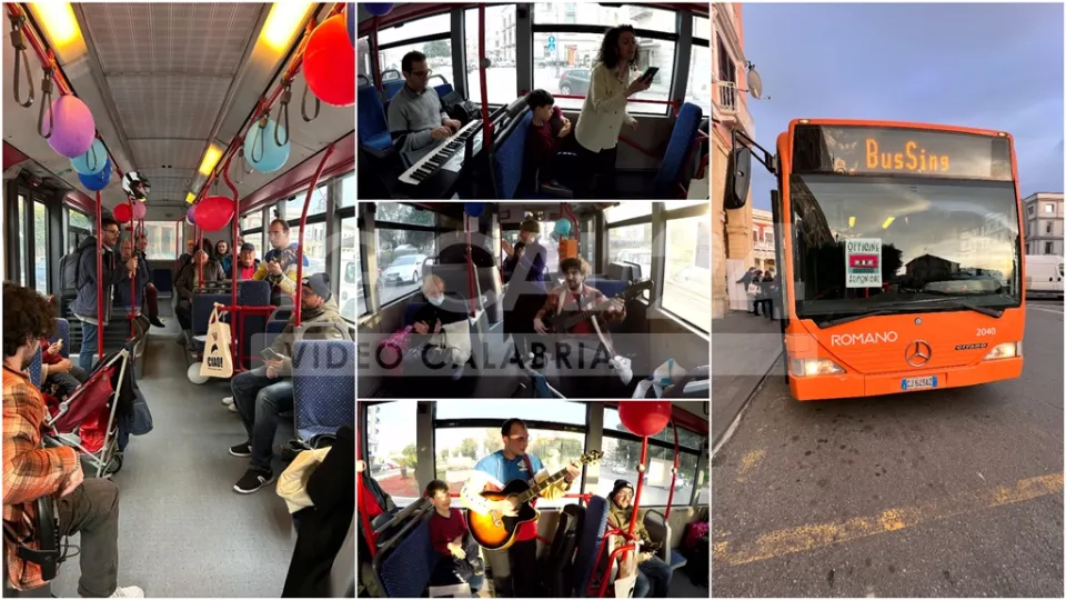 VIDEO | Crotone, musica: ritornano i concerti a bordo degli autobus cittadini firmati Officine Armoniche