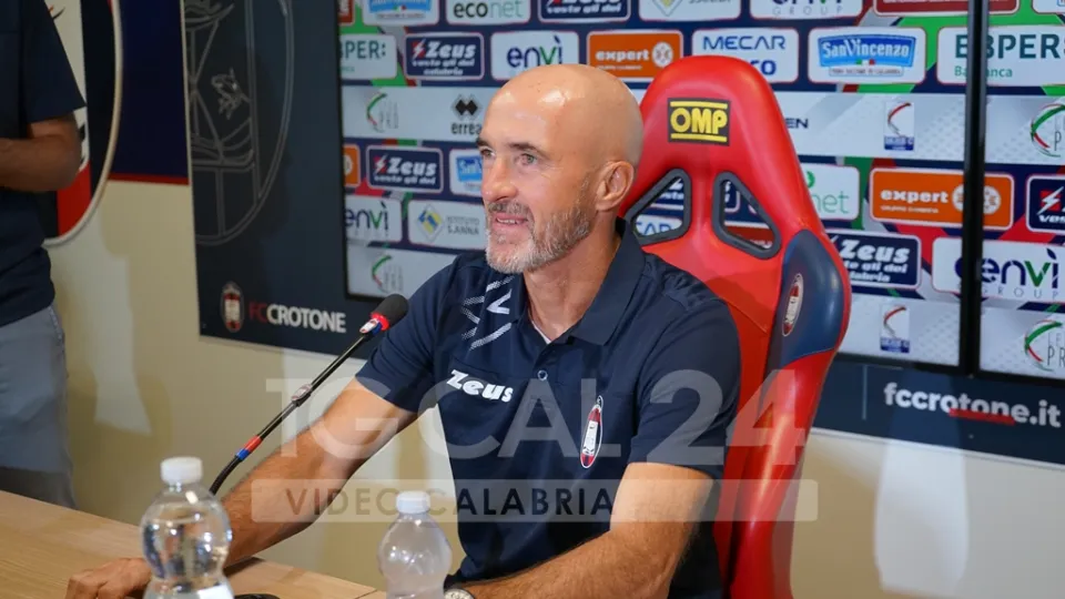VIDEO | Calcio, Lerda (Fc Crotone) pre-Avellino: «Sarà una partita importante ed insidiosa»