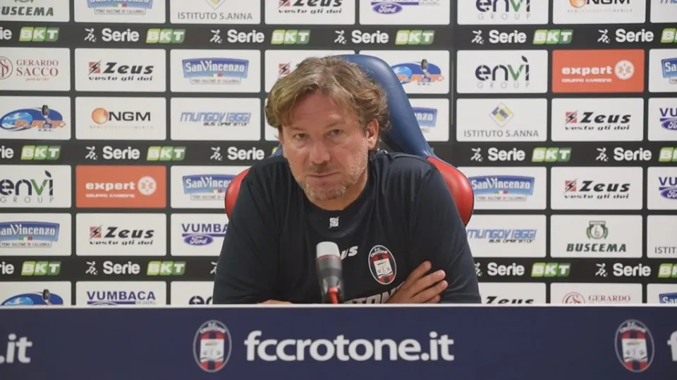 Serie B, Stroppa (Crotone): «Cittadella squadra forte, noi stiamo crescendo» (VIDEO)