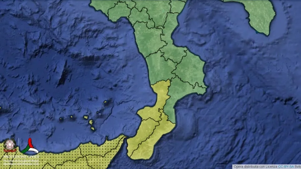 Pioggia e maltempo in Calabria: allerta gialla nel reggino e vibonese per sabato 28 maggio