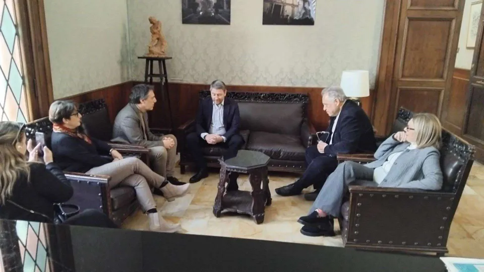 Catanzaro, il sindaco Fiorita incontra il presidente del Pasok