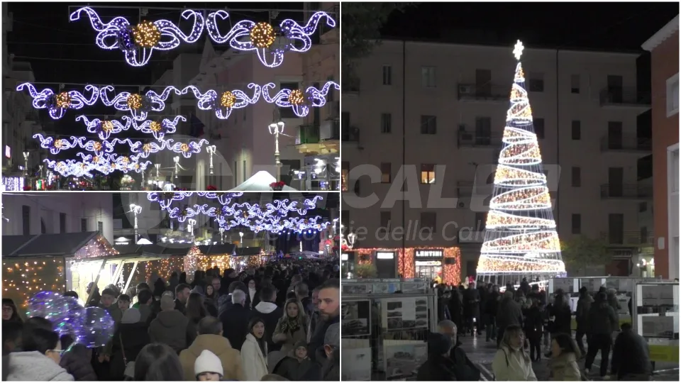 Crotone si illumina per le vacanze di Natale in attesa de "L'anno che verrà"