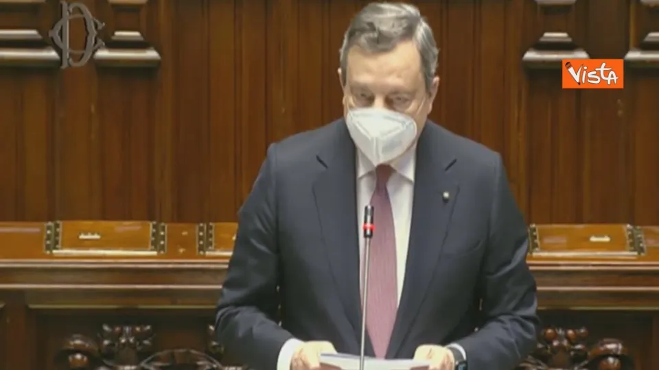 Draghi alla Camera: «Nel Pnrr c’è destino dell’Italia, non sono solo numeri» (VIDEO)