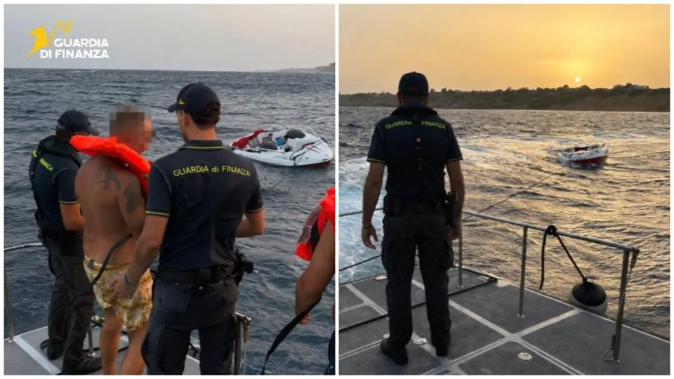 Isola Capo Rizzuto, natante imbarca acqua: Guardia di Finanza salva 7 persone