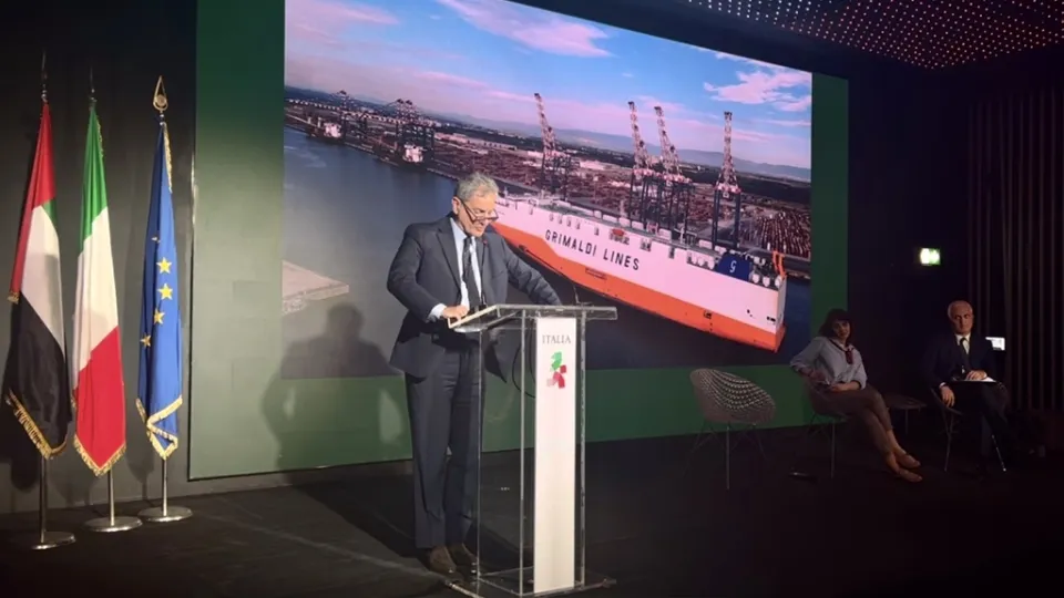 VIDEO | Porto di Gioia Tauro ad Expo Dubai, Agostinelli: «Oggi vediamo ciò che abbiamo desiderato»