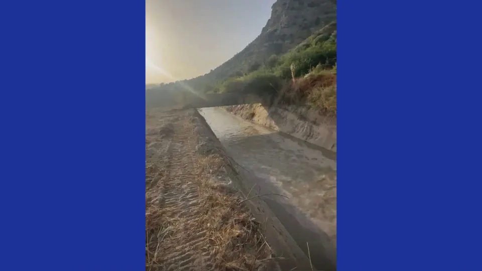 Acqua, riaperto dopo oltre vent’anni il canale della Timpa del Salto