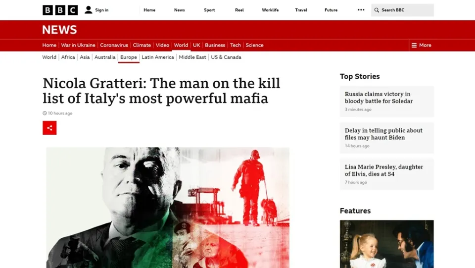 La Bbc dedica un programma a Gratteri: "È il nemico numero uno della 'ndrangheta"