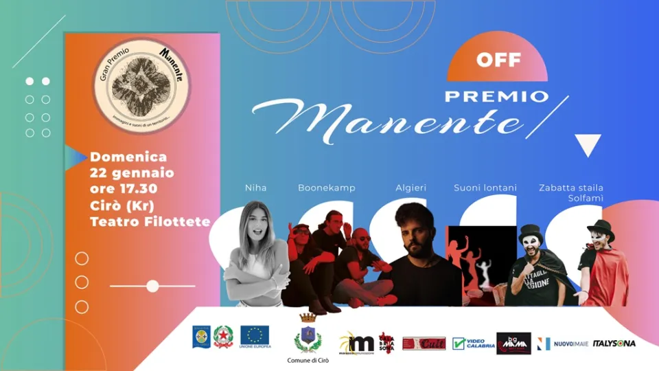 Musica, Gran Premio Manente Off: annunciati i cinque finalisti dell'edizione 2023