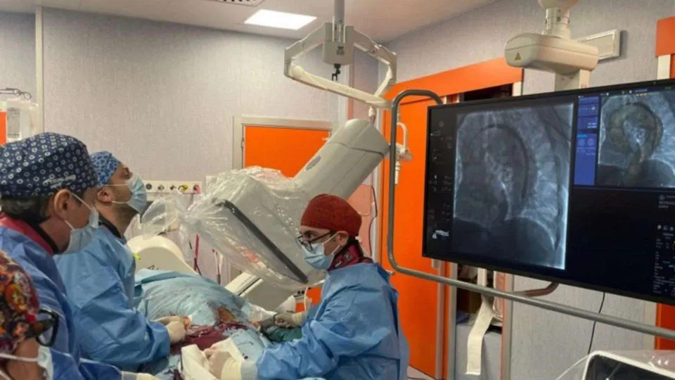 Calabria, intervento innovativo sull'arco aortico senza open