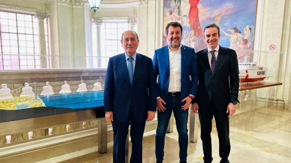 Incontro tra Salvini e Occhiuto: "Entro il 31 Anas bandirà segmento ss 106 tra Cutro e Catanzaro" (VIDEO)